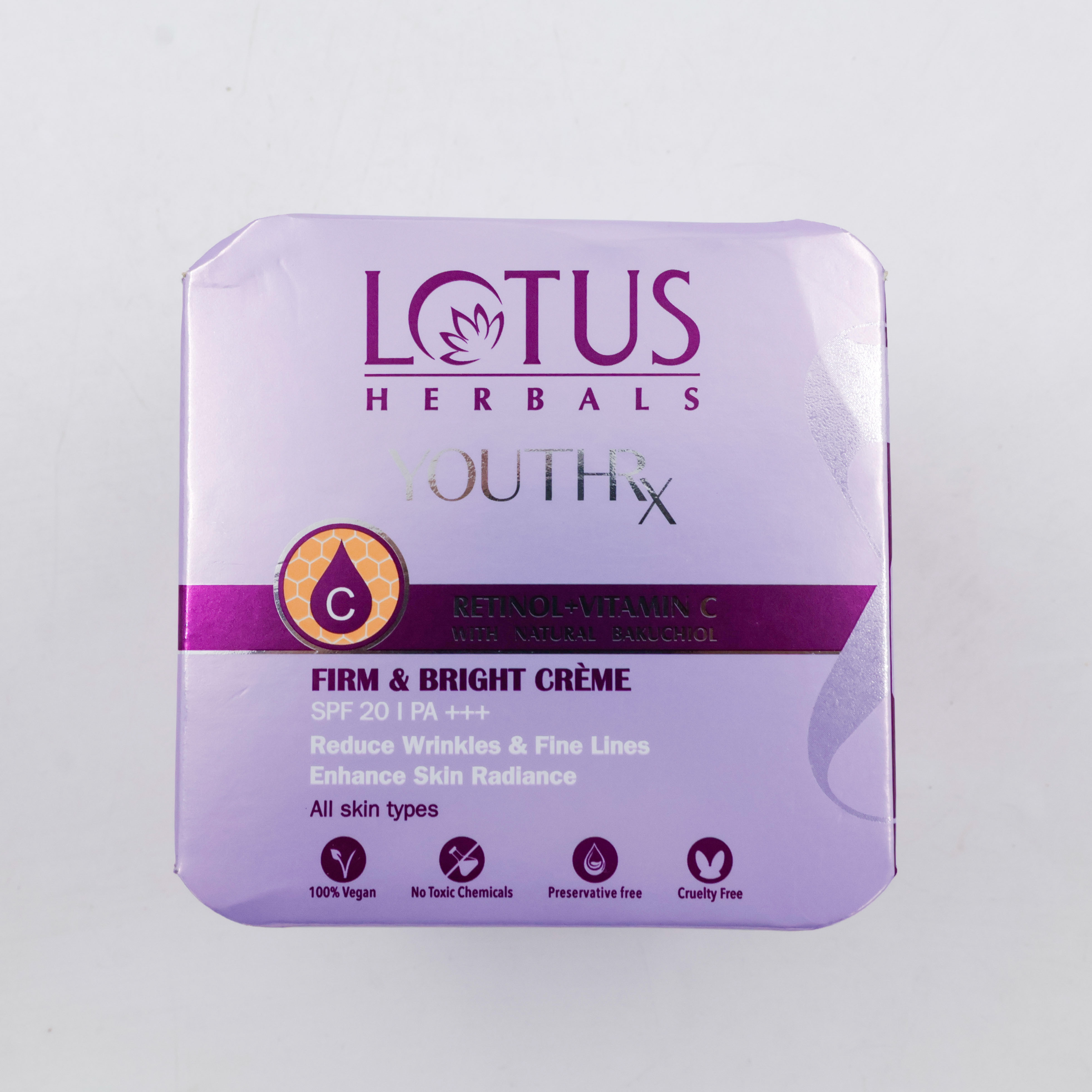 Lotus Herbals Youthrx Bright Creme Spf-20 50 g